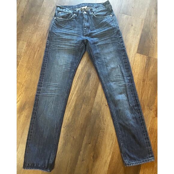 Billionaire Boys Club Men's Denim Distressed Black Helmet Logo Jeans 28-31 - Picture 2 of 13